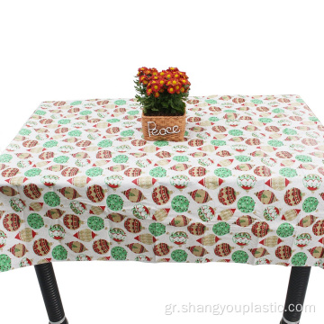 Φτηνές μίας χρήσης Flannel Peva Tablecloth